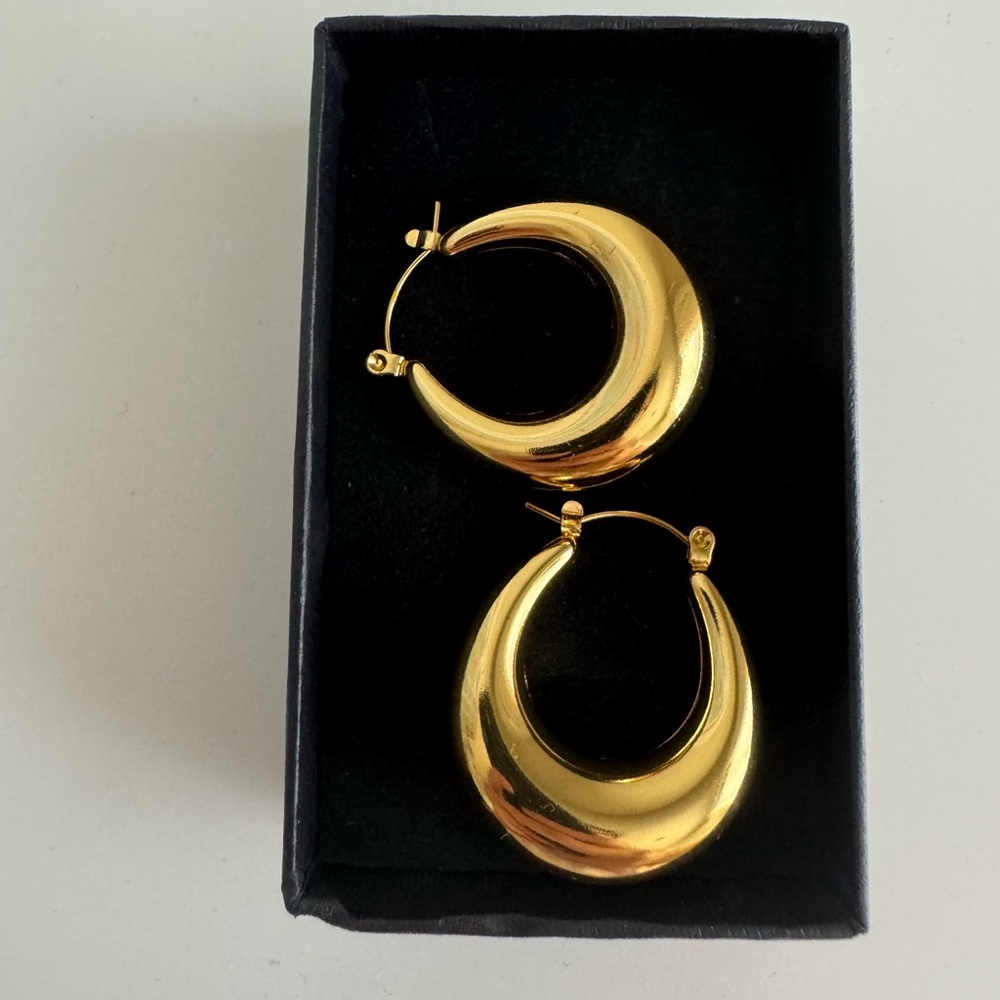 Elegant Gold Hoop Earrings